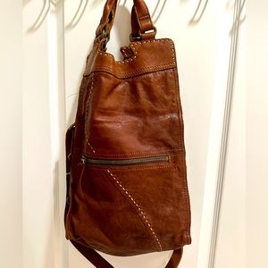 Lucky brand soft leather slouchy bag